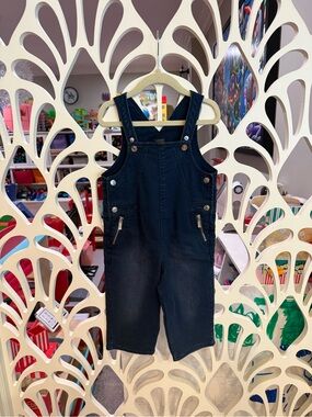 Dior Navy Blue Kids Denim Overalls